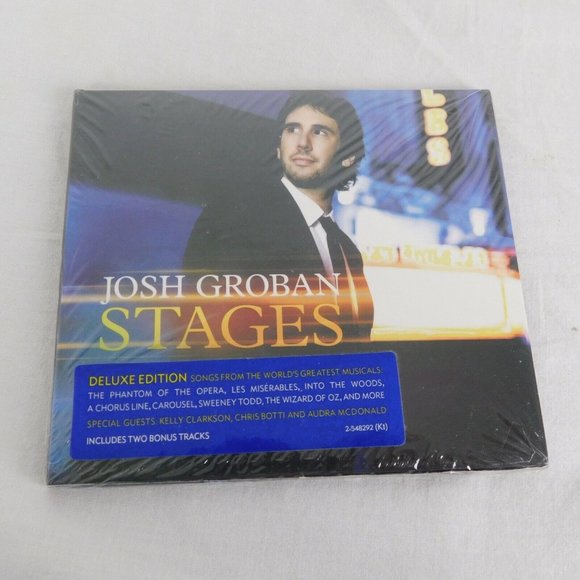 Stages Josh Groban CD Apr 2015 Reprise Records Musical Stage Popular Broadway - Picture 1 of 5